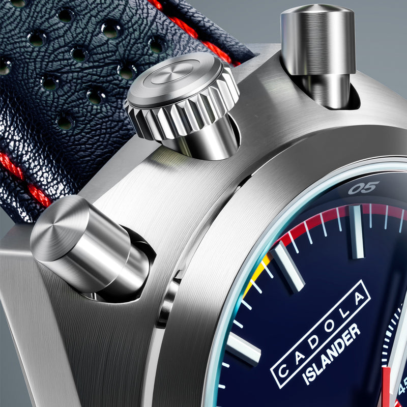Cadola x Islander Testa Di Toro Chronograph in Marina Spark #CD-1058-LIW0B