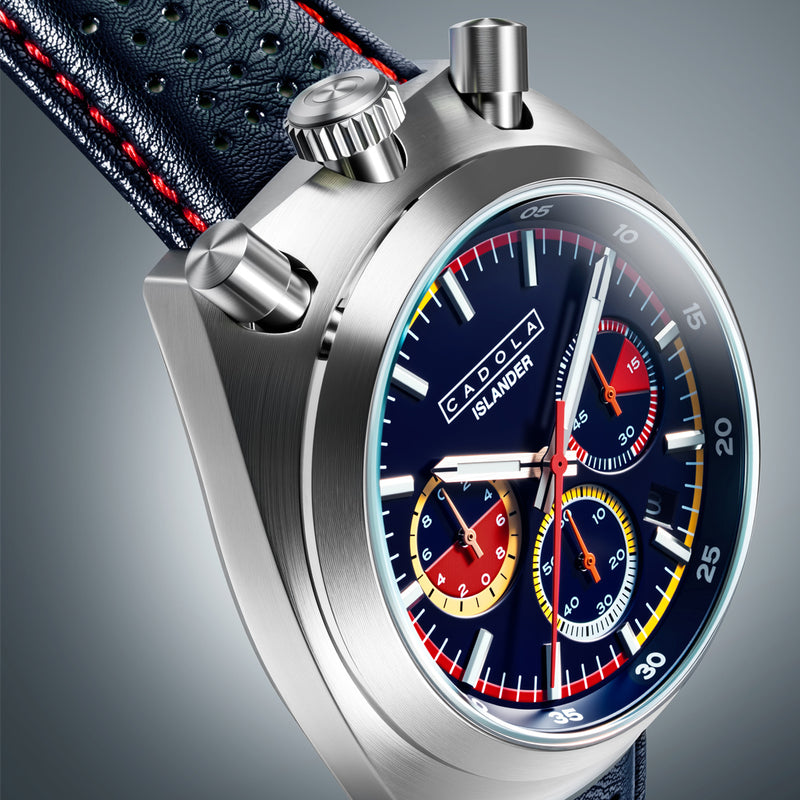 Cadola x Islander Testa Di Toro Chronograph in Marina Spark #CD-1058-LIW0B
