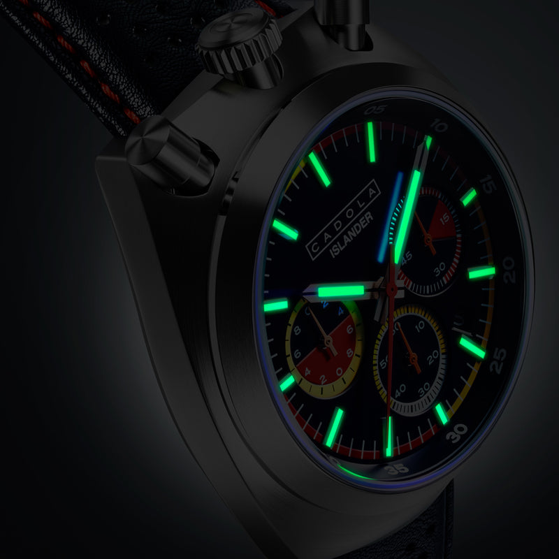 Cadola x Islander Testa Di Toro Chronograph in Marina Spark #CD-1058-LIW0B
