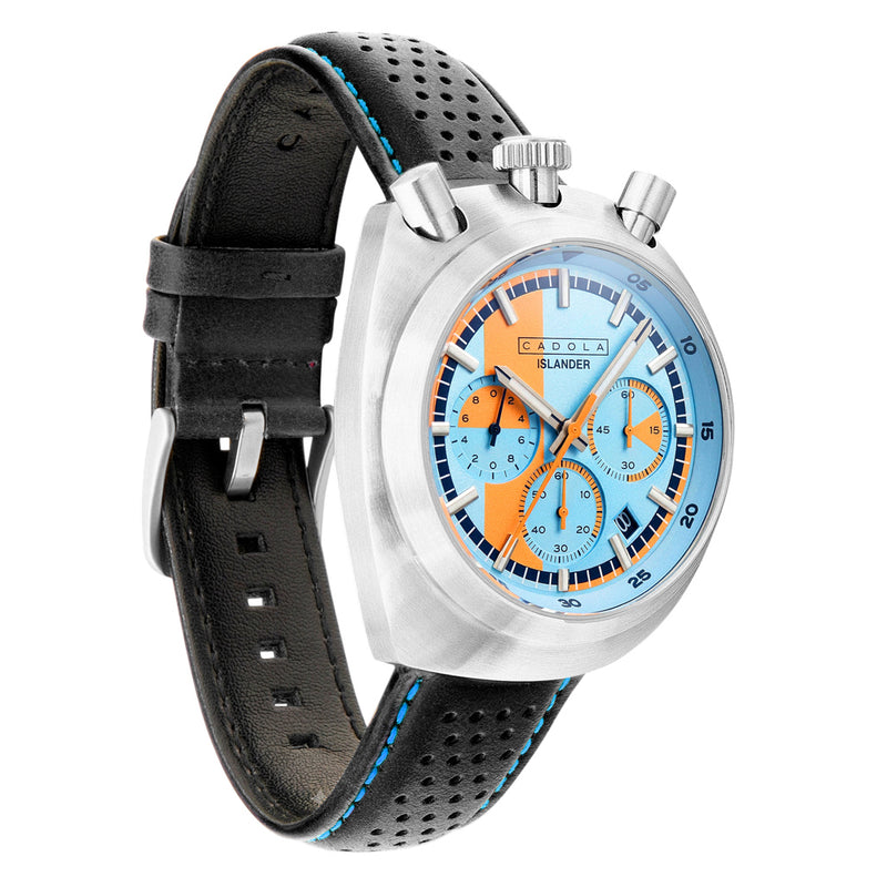 Cadola x Islander Testa Di Toro Chronograph in Skyfire Drift #CD-1058-LIW0C