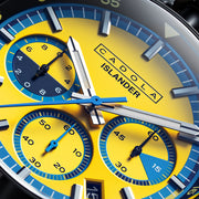 Cadola x Islander Testa Di Toro Chronograph in Aqua Sunburst #CD-1058-LIW0D