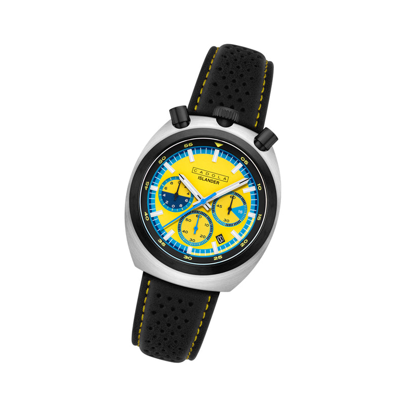 Cadola x Islander Testa Di Toro Chronograph in Aqua Sunburst #CD-1058-LIW0D