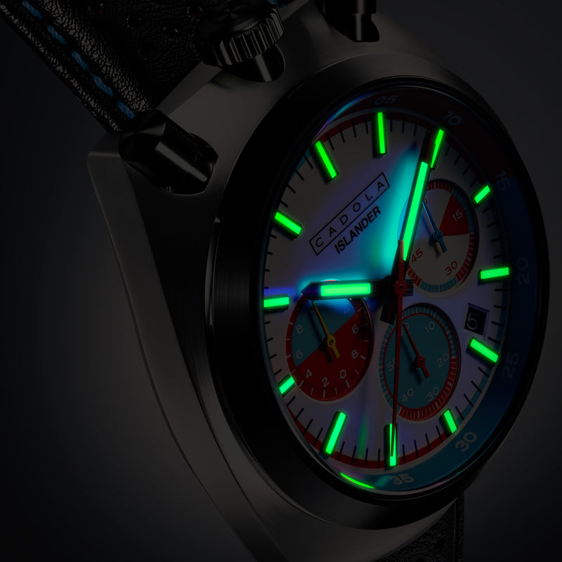 Cadola x Islander Testa Di Toro Chronograph in Blazing Star #CD-1058-LIW0E