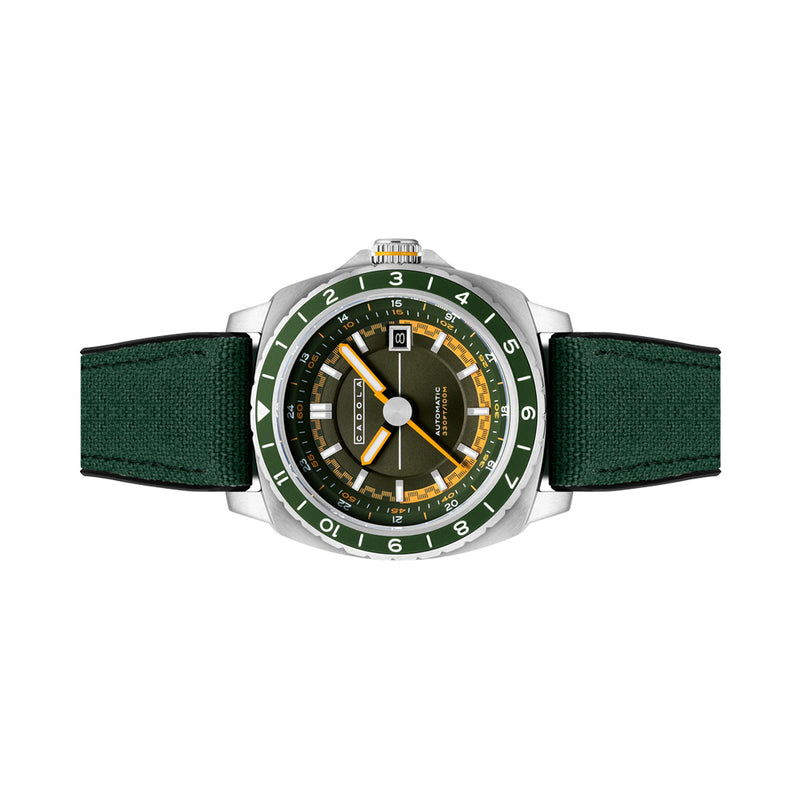 Cadola Overdrive Automatic Watch in Jet Green #CD-1063-02
