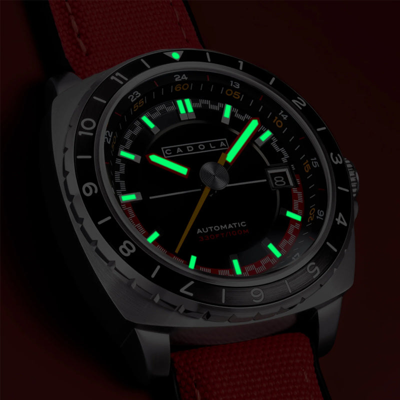 Cadola Overdrive Automatic Watch in Pulse Black #CD-1063-03
