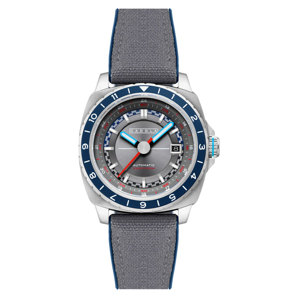 Cadola Overdrive Automatic Watch in Thrust Grey #CD-1063-04 — Long