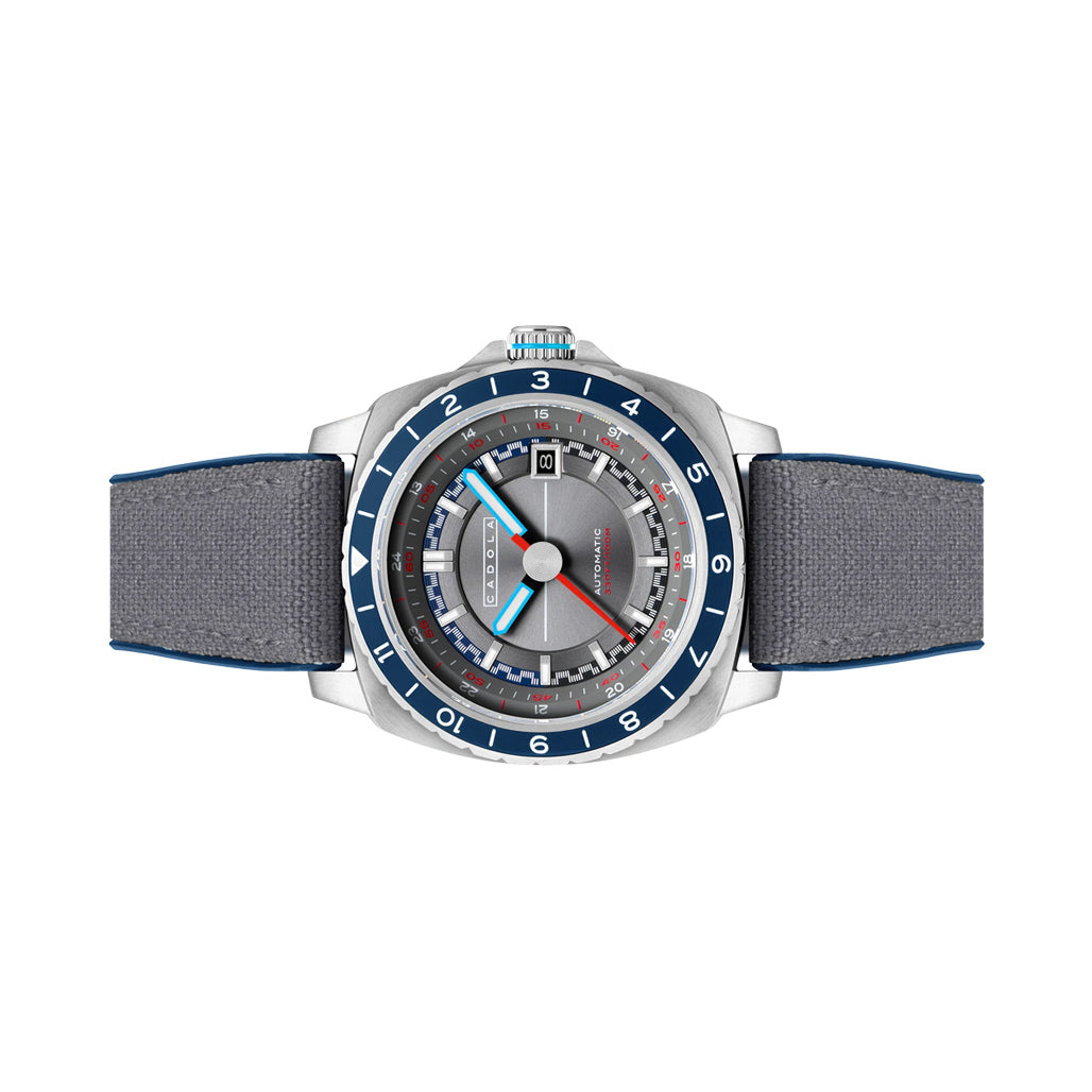 Cadola Overdrive Automatic Watch in Thrust Grey #CD-1063-04 — Long