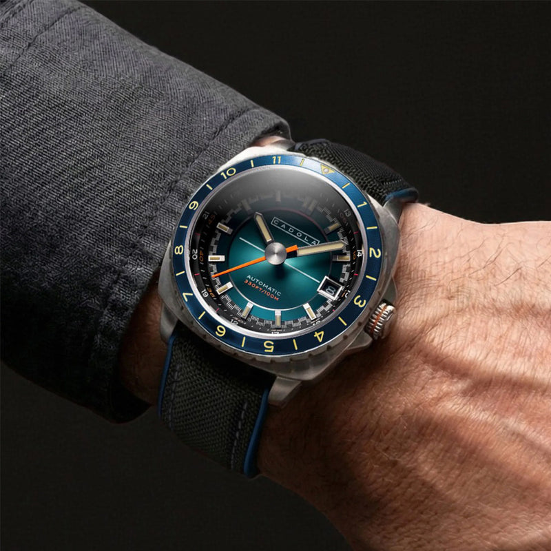 Cadola Overdrive Automatic Watch in Velocity Blue #CD-1063-05