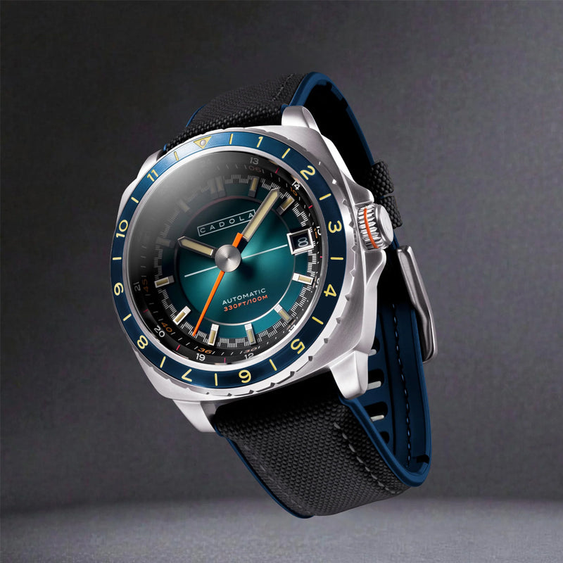 Cadola Overdrive Automatic Watch in Velocity Blue #CD-1063-05