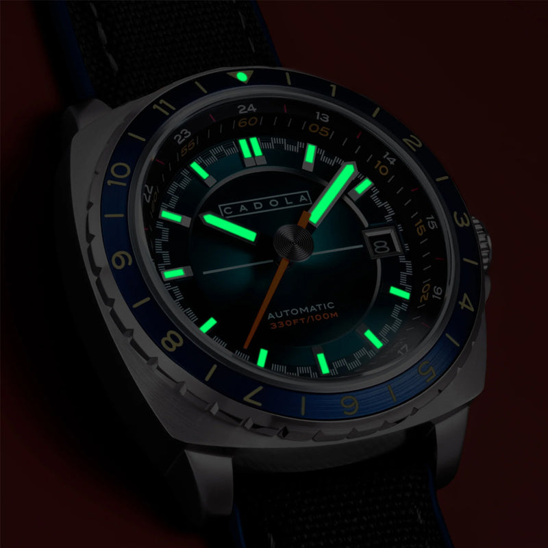 Cadola Overdrive Automatic Watch in Velocity Blue #CD-1063-05