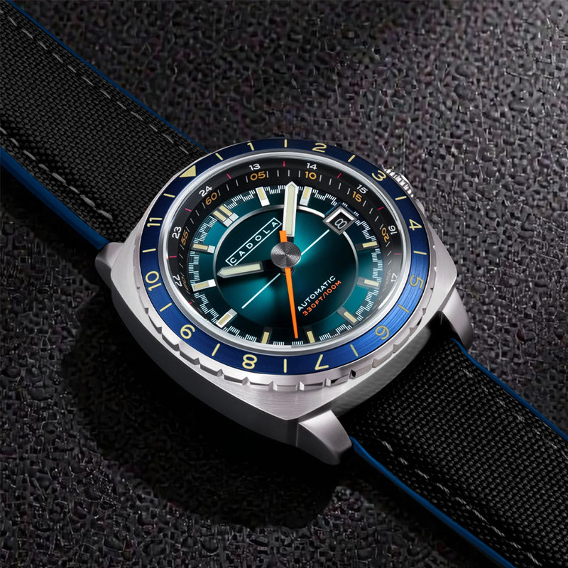Cadola Overdrive Automatic Watch in Velocity Blue #CD-1063-05