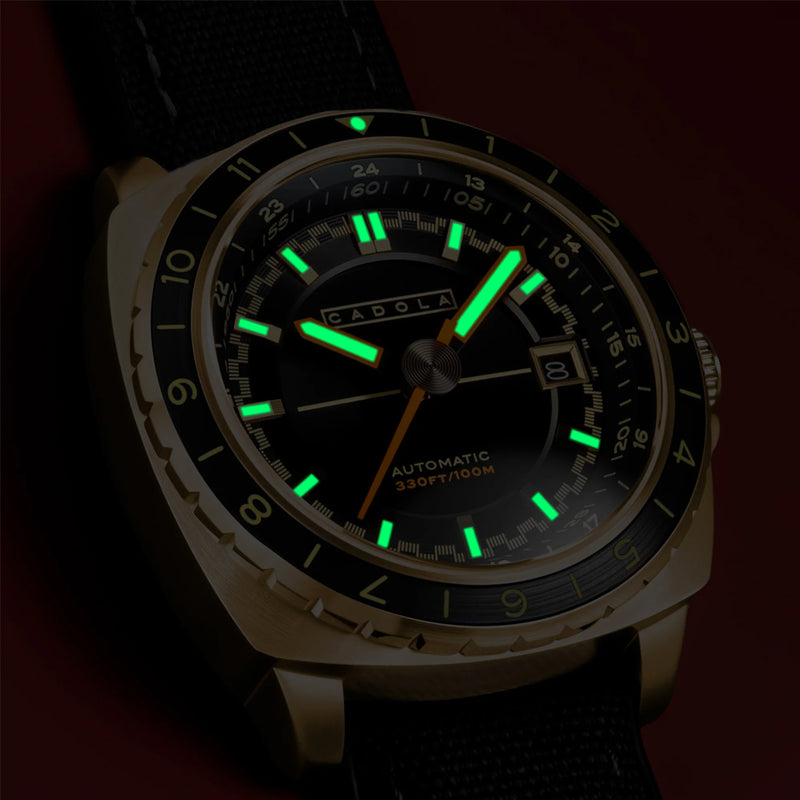 Cadola Overdrive Automatic Watch in Speedster Black #CD-1063-06