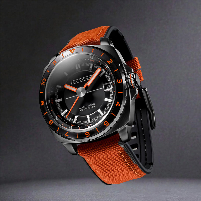 Cadola Overdrive Automatic Watch in Rev Black #CD-1063-07