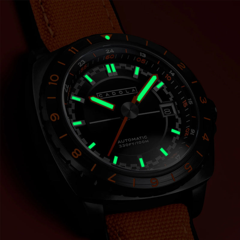 Cadola Overdrive Automatic Watch in Rev Black #CD-1063-07