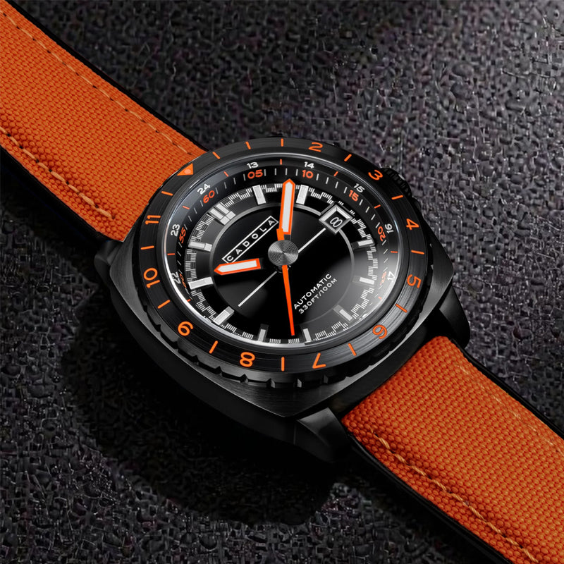 Cadola Overdrive Automatic Watch in Rev Black #CD-1063-07