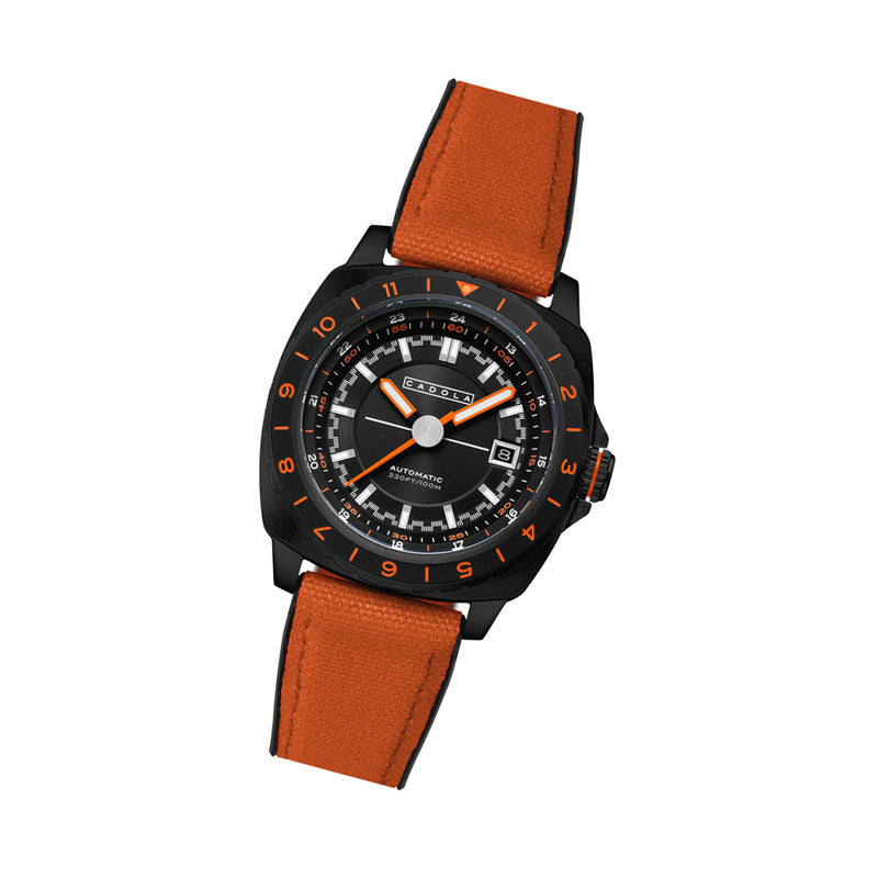 Cadola Overdrive Automatic Watch in Rev Black #CD-1063-07