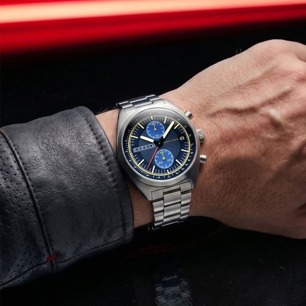 Cadola Slip Stream Meca-Quartz Chronograph in Blue Drift #CD-1064-22