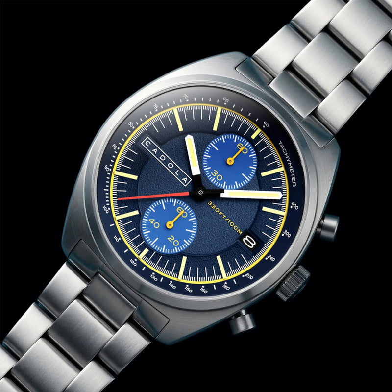 Cadola Slip Stream Meca-Quartz Chronograph in Blue Drift #CD-1064-22