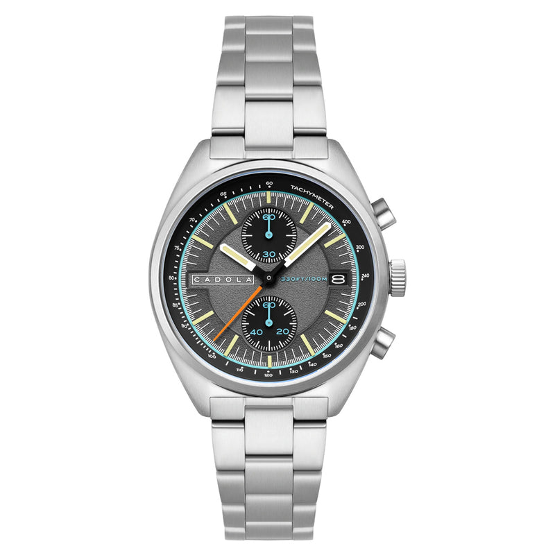 Cadola Slip Stream Meca-Quartz Chronograph in Ashen Blast #CD-1064-33