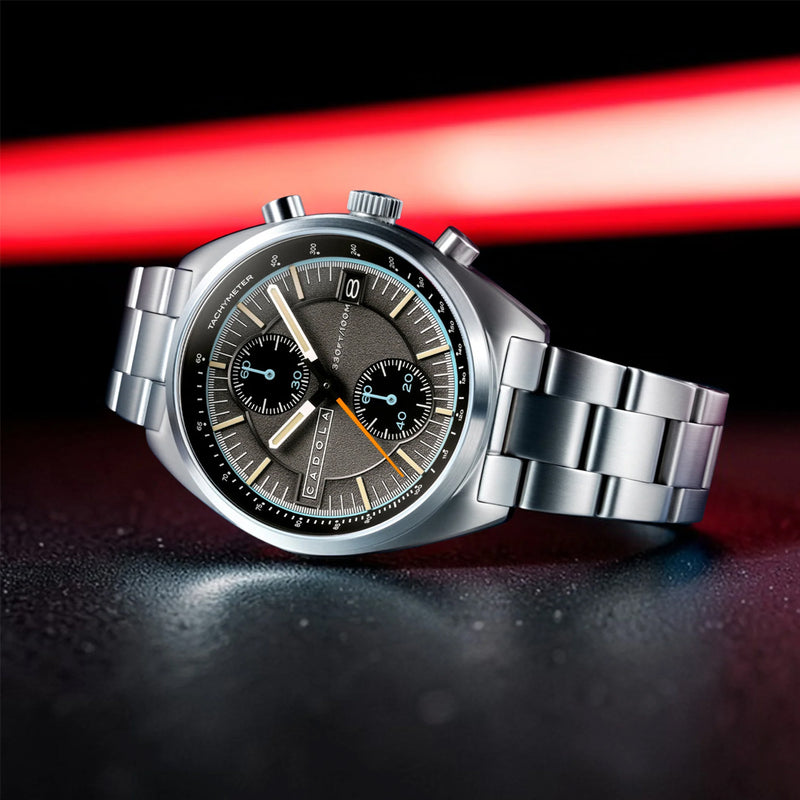 Cadola Slip Stream Meca-Quartz Chronograph in Ashen Blast #CD-1064-33