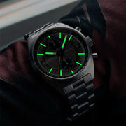Cadola Slip Stream Meca-Quartz Chronograph in Ashen Blast #CD-1064-33