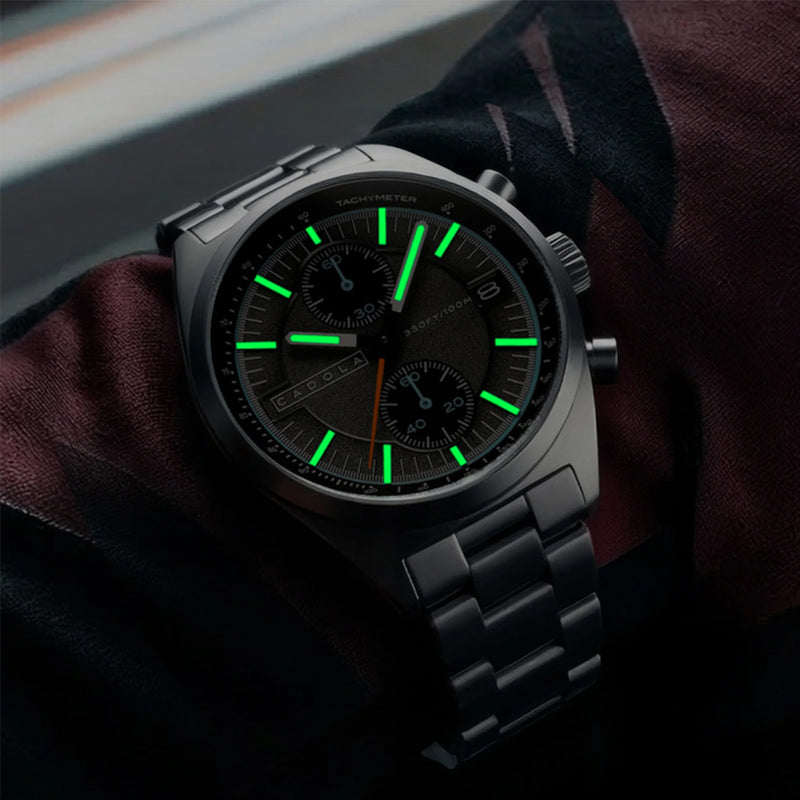 Cadola Slip Stream Meca-Quartz Chronograph in Ashen Blast #CD-1064-33