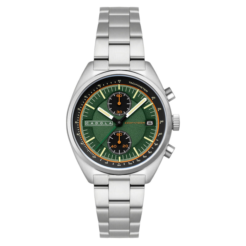 Cadola Slip Stream Meca-Quartz Chronograph in Viper Green #CD-1064-44