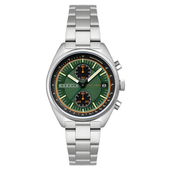 Cadola Slip Stream Meca-Quartz Chronograph in Viper Green #CD-1064-44