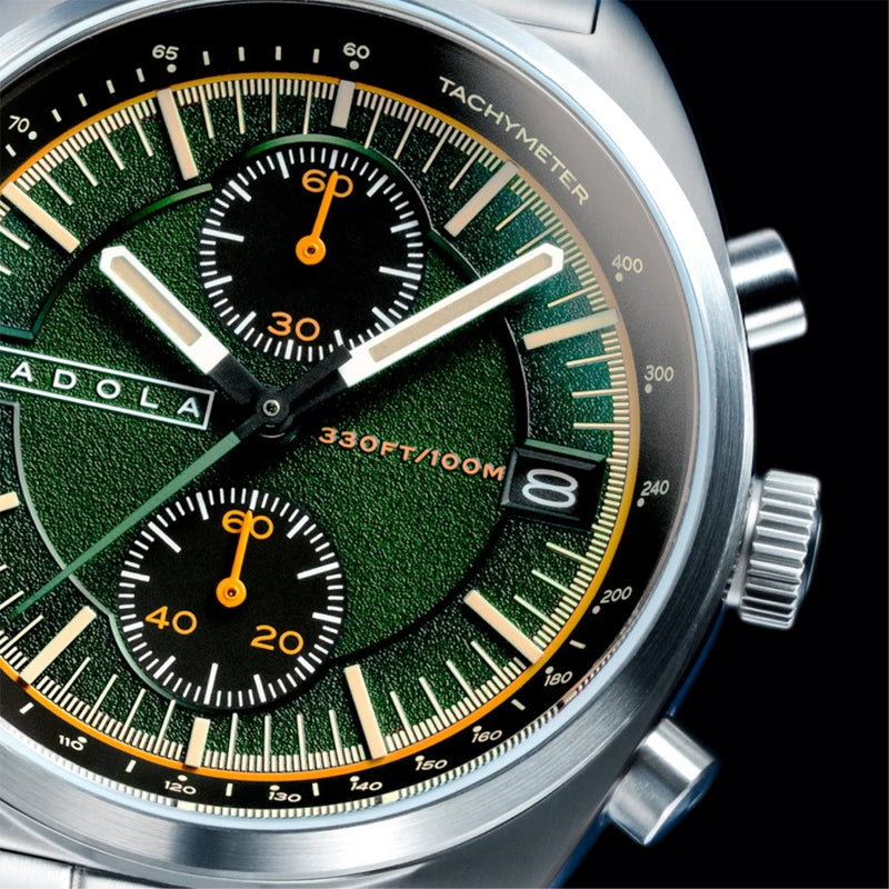 Cadola Slip Stream Meca-Quartz Chronograph in Viper Green #CD-1064-44