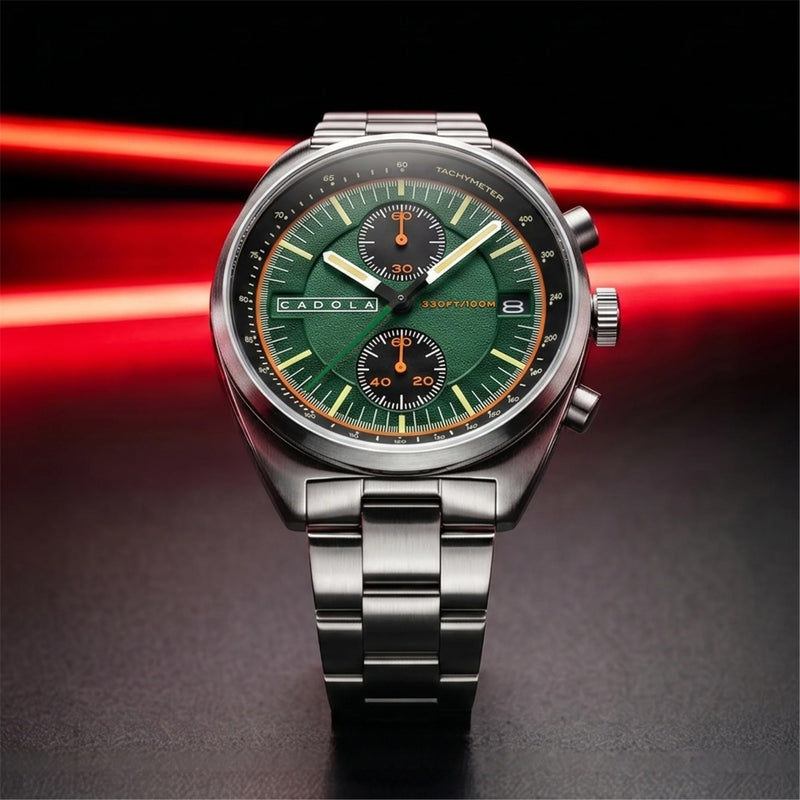 Cadola Slip Stream Meca-Quartz Chronograph in Viper Green #CD-1064-44