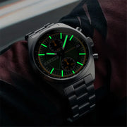 Cadola Slip Stream Meca-Quartz Chronograph in Viper Green #CD-1064-44