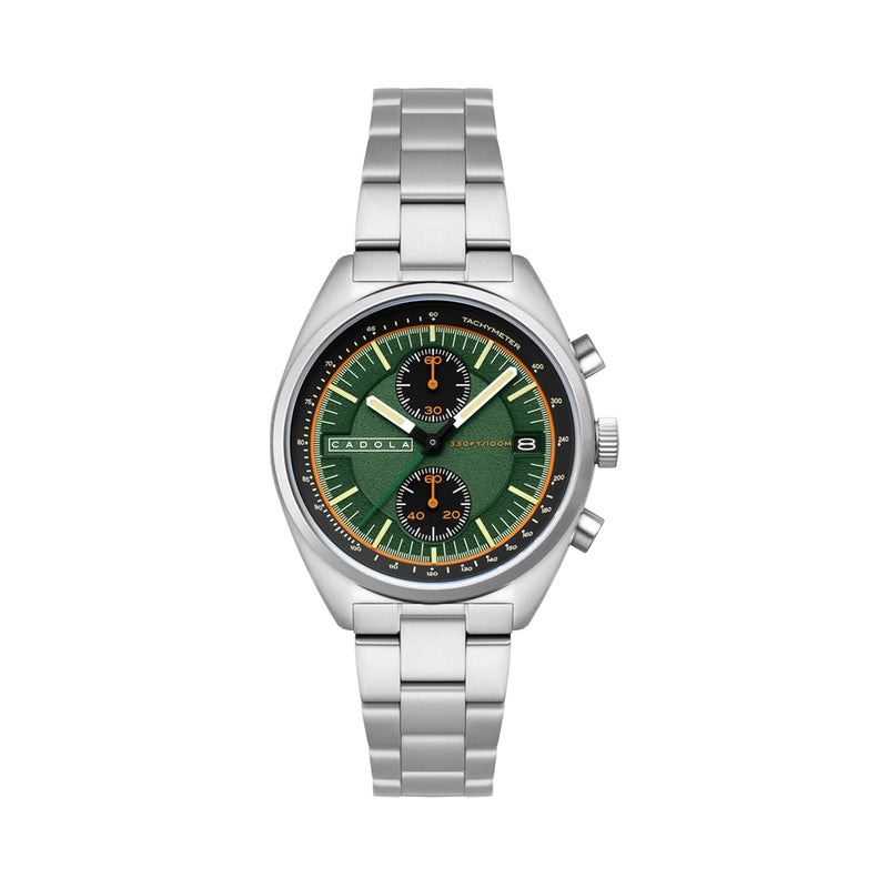 Cadola Slip Stream Meca-Quartz Chronograph in Viper Green #CD-1064-44