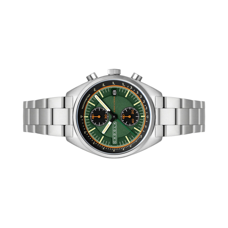 Cadola Slip Stream Meca-Quartz Chronograph in Viper Green #CD-1064-44