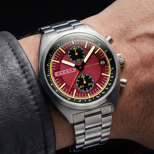 Cadola Slip Stream Meca-Quartz Chronograph in Rouge Pocket #CD-1064-55