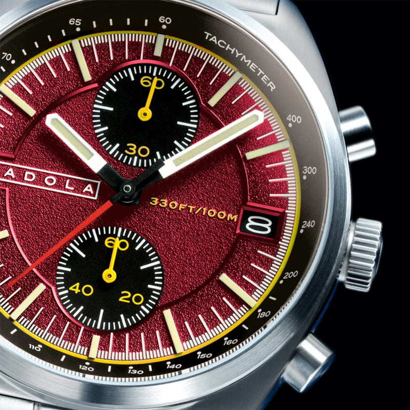 Cadola Slip Stream Meca-Quartz Chronograph in Rouge Pocket #CD-1064-55
