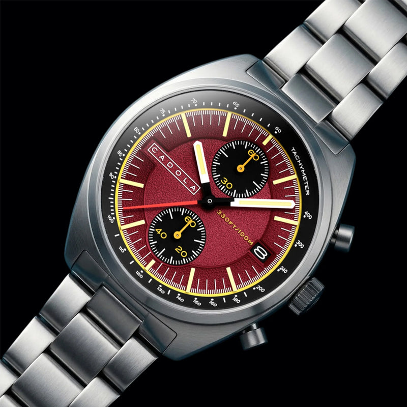 Cadola Slip Stream Meca-Quartz Chronograph in Rouge Pocket #CD-1064-55