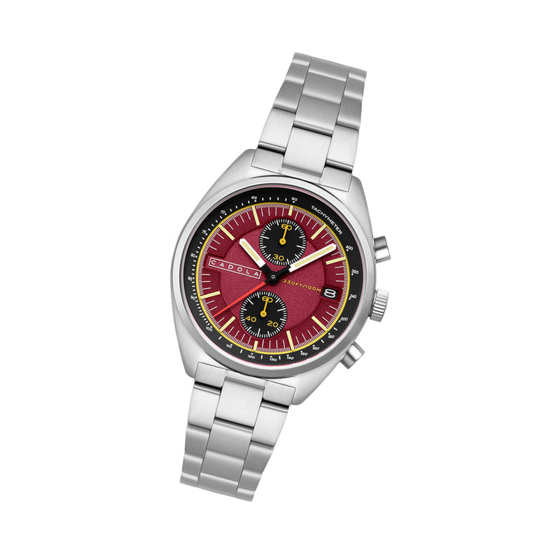 Cadola Slip Stream Meca-Quartz Chronograph in Rouge Pocket #CD-1064-55