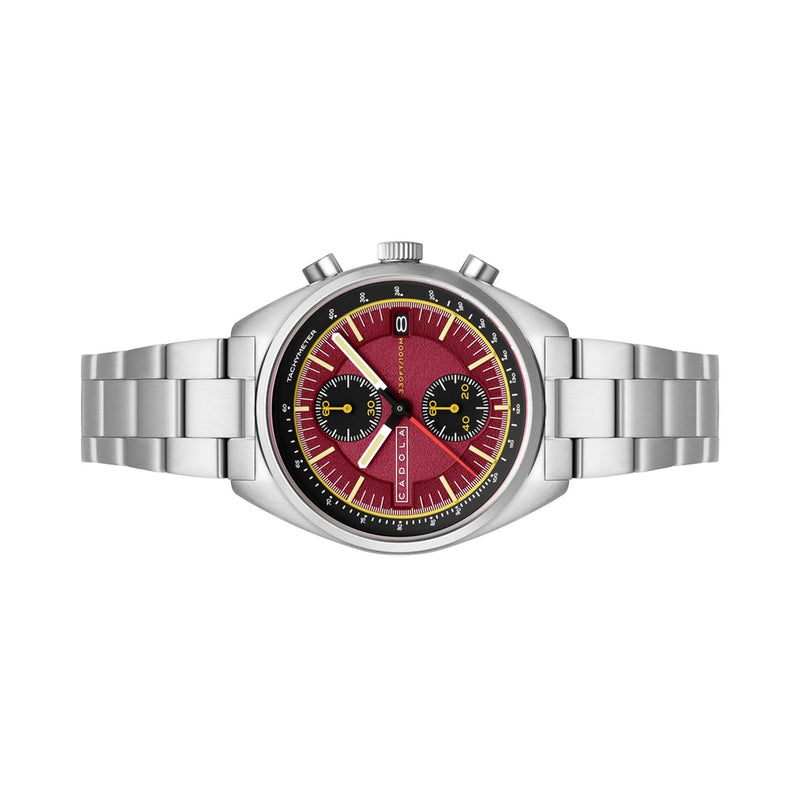 Cadola Slip Stream Meca-Quartz Chronograph in Rouge Pocket #CD-1064-55