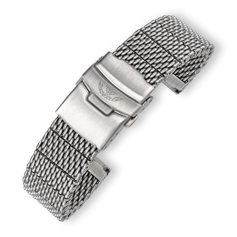 Squale Blasted Mesh Bracelet for 50 Atmos Diver (1521) #CINSS20-Blasted tilt