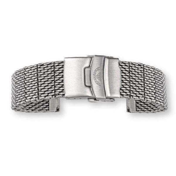 Squale Blasted Mesh Bracelet for 50 Atmos Diver (1521) #CINSS20-Blasted side
