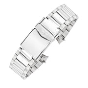 Squale SUB-39 GMT Stainless Steel Bracelet with Diver's Extension #CINSSSUB22 tilt