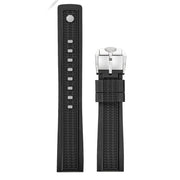Squale Von Buren Pro 20mm Black Rubber Strap #CIV20BKPO