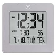 Marathon Desktop Clock with Calendar, Temperature, Alarm #CL030050-GG-00-NA