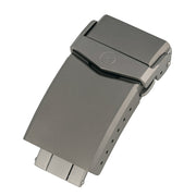 Titanium Blasted Deployant Clasp with Double Lock Diver Buckle #CLASP-04 closed
