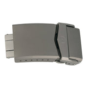 Titanium Blasted Deployant Clasp with Double Lock Diver Buckle #CLASP-04 closed