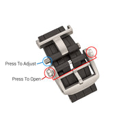Islander 18mm Carbon Fiber Folding Clasp with Micro-Adjust #CLASP-06