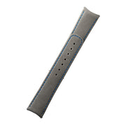 Formex 20mm Essence 39 Grey Leather Strap with Blue Stitching #CLS.0333.704