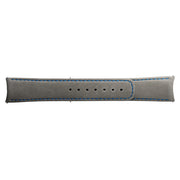 Formex 20mm Essence 39 Grey Leather Strap with Blue Stitching #CLS.0333.704
