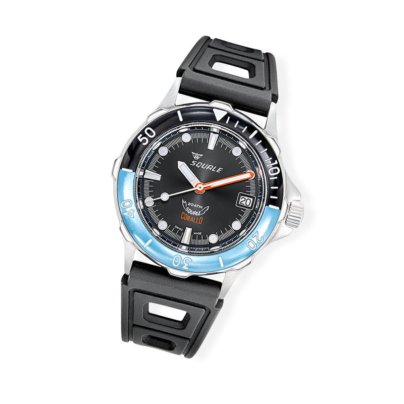Squale Corallo NOS 2008 Black Dive Watch #CORALBICBK.RBK