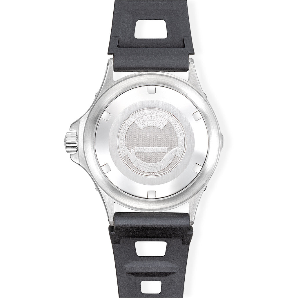 Squale Corallo NOS 2008 Black Dive Watch #CORALBICBK.RBK — Long